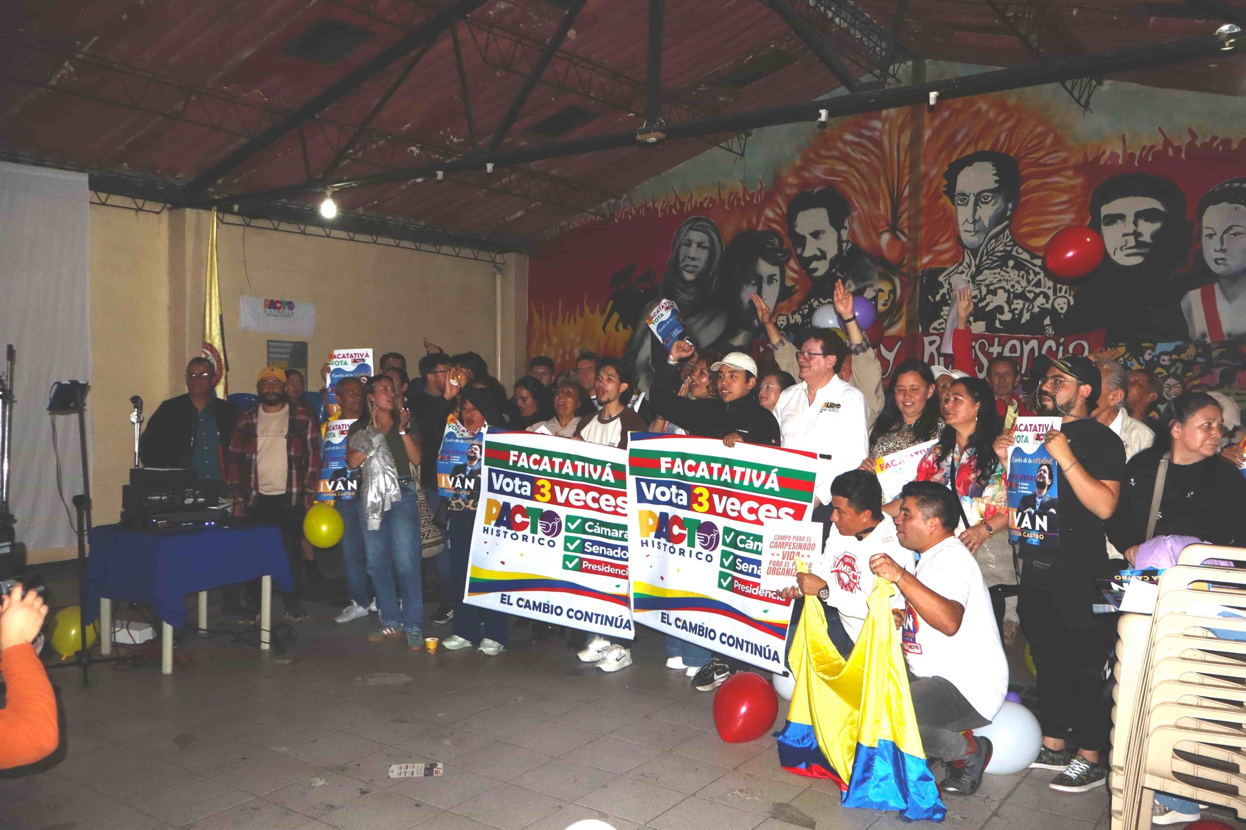 Gran evento de lanzamiento de la campaña de Pacto Histórico tuvo lugar en Facatativá Gran evento de lanzamiento de la campaña de Pacto Histórico tuvo lugar en Facatativá