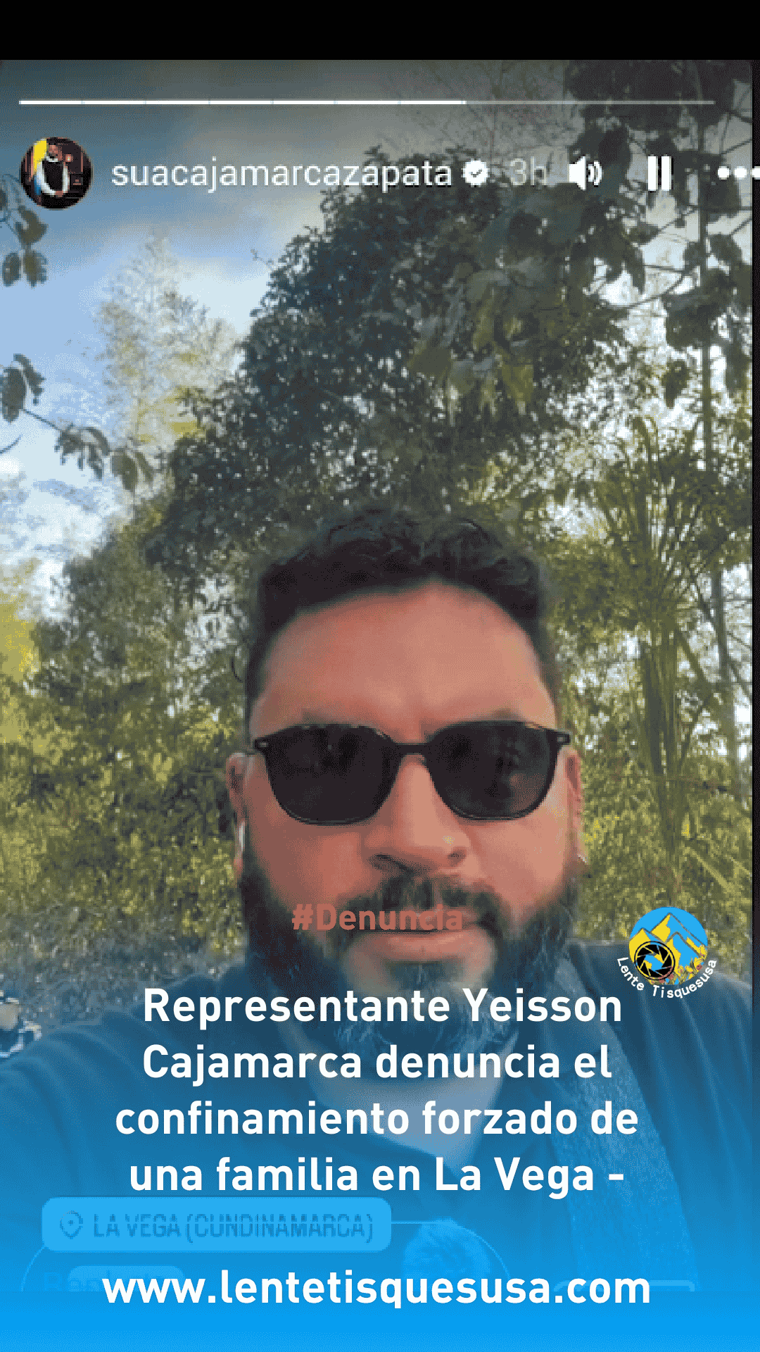 El Representante Yeisson Cajamarca denuncia el confinamiento forzado de una familia en La Vega 👀🕵🏾 El Representante Yeisson Cajamarca denuncia el confinamiento forzado de una familia en La Vega 👀🕵🏾